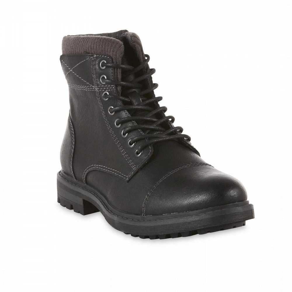 SM Men's SHANDON Black Hiking Boot Size 12 M, NWT